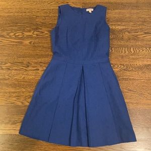 Brooks Brothers Red Fleece A Line Blue Dress